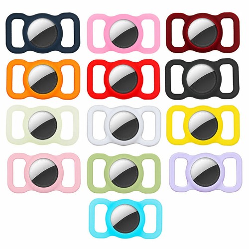 Custodia Per Collare Airtag In Silicone Per Cani E Gatti Per Apple Air Tag + - Zdjęcie 2 z 23