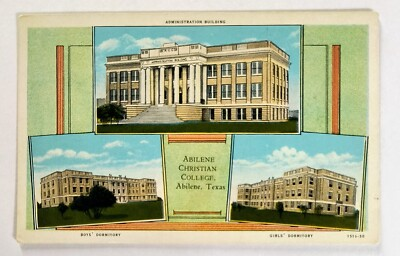 #ad Abilene Christian College Abilene TX Texas Vintage Postcard L2 $5.99