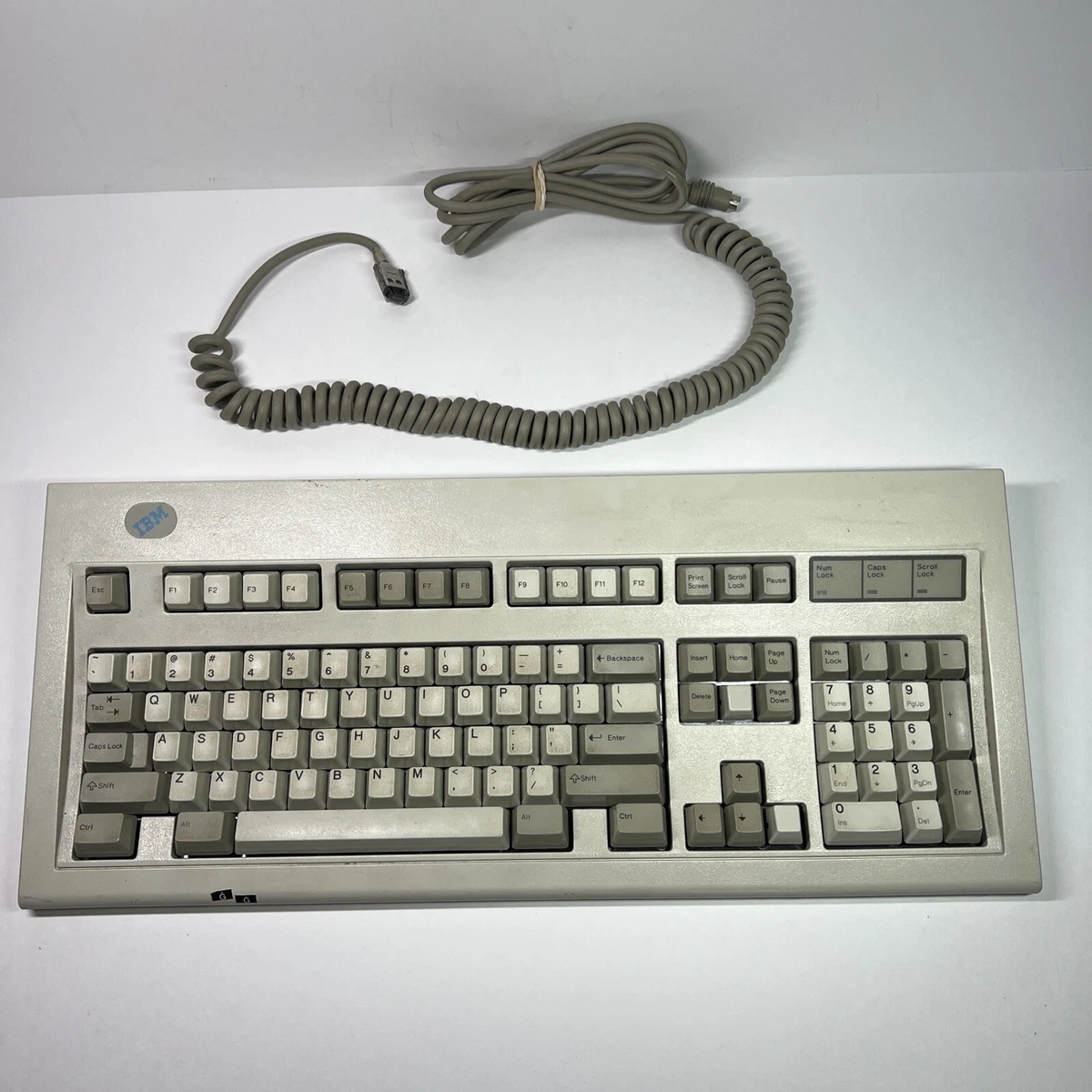 IBM Model M 1391401 Mechanical Keyboard 1992 - Tested & Works (Missing 2 Caps)
