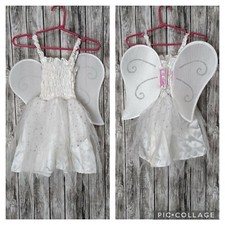 Girl's Infant White Angel Fairy Costume Dress