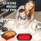 Silicone Bread Loaf Pan with Metal Reinforced Frame for Homemade Bread — photo 6