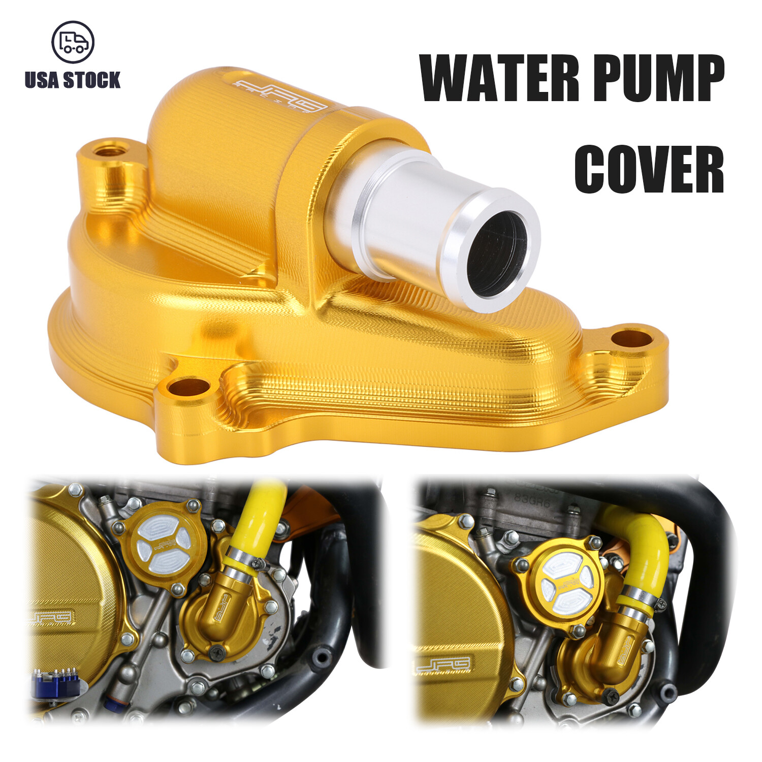 DRZ400 Water Pump Cover CNC Gold For DRZ400SM DRZ400S DRZ400E DRZ400