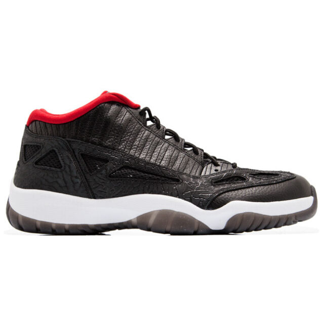 Jordan 11 Retro IE 2011 Low Black Charcoal Red