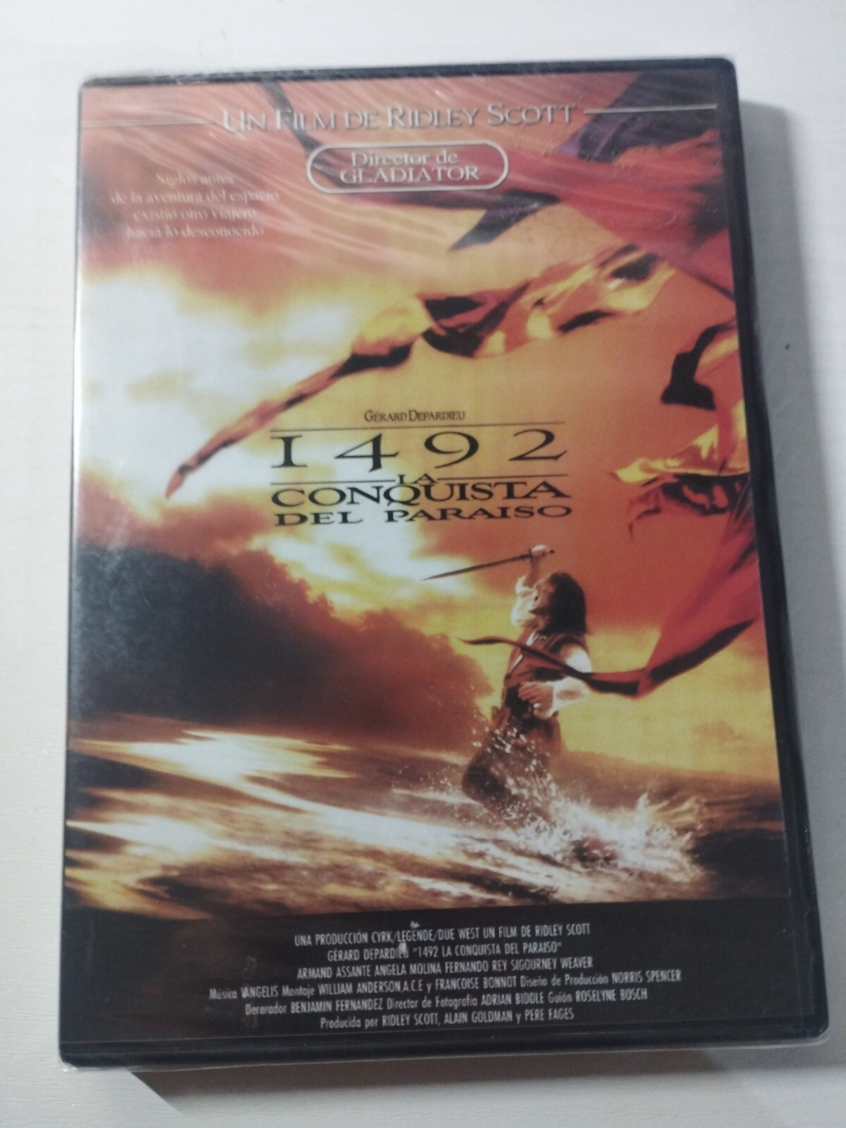 1492 The Conquest of Paradise Gerard Depardieu DVD Spanish English Reg All New