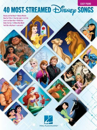 40 Most-Streamed Disney Songs: Easy Piano Songbook by Hal Leonard Corp. Staff...