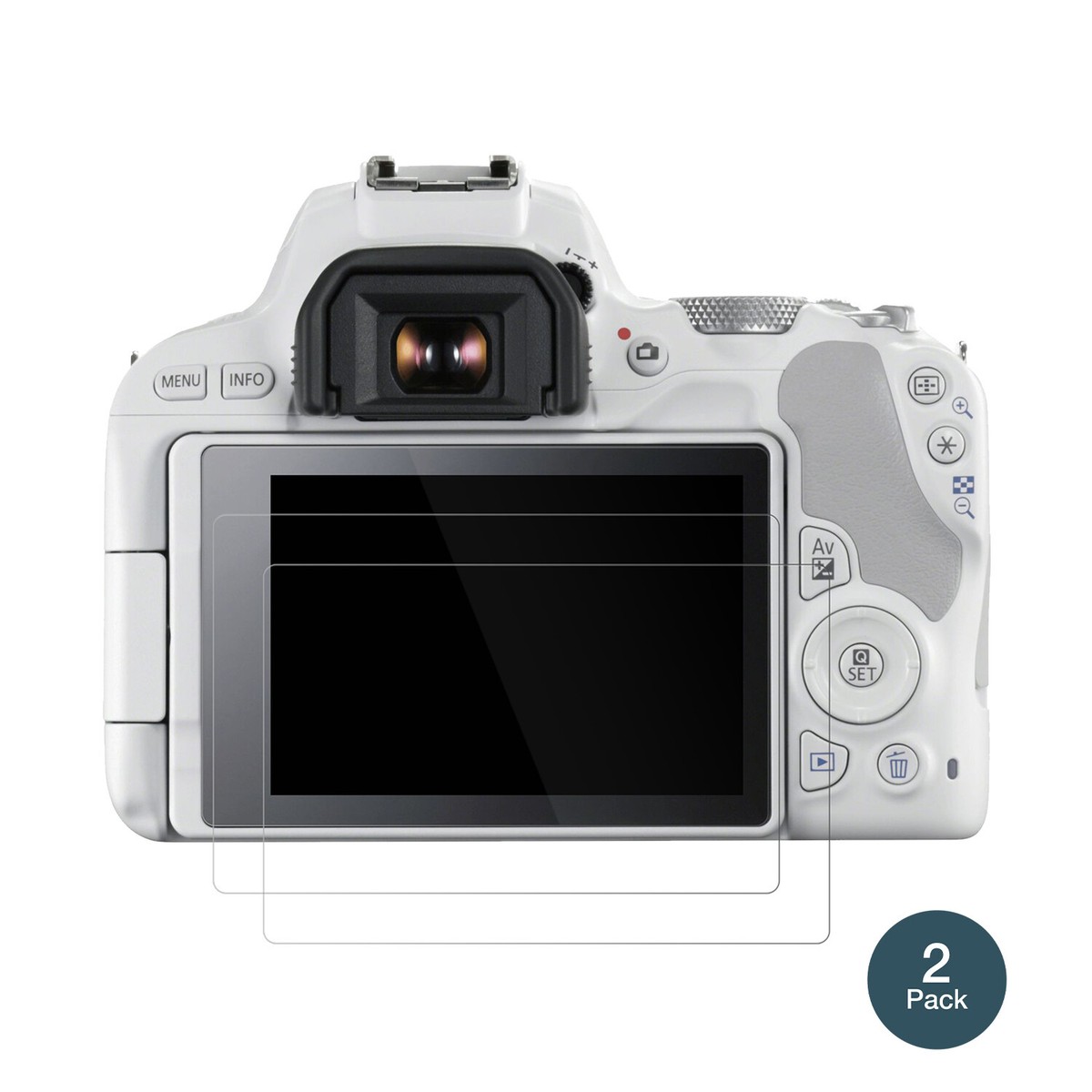 Pellicola Protettiva per Canon EOS M200 Protezione opaco Vetro Flessibile dipos