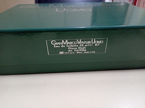 PROFUMO UOMO EDT 50 " GianMarco Venturi " e gioco dadi VINTAGE - RARO - Foto 3 di 5