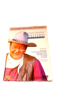 John Wayne Western Collection (DVD) 20 Classic Westerns on 4 DVD, Re ...
