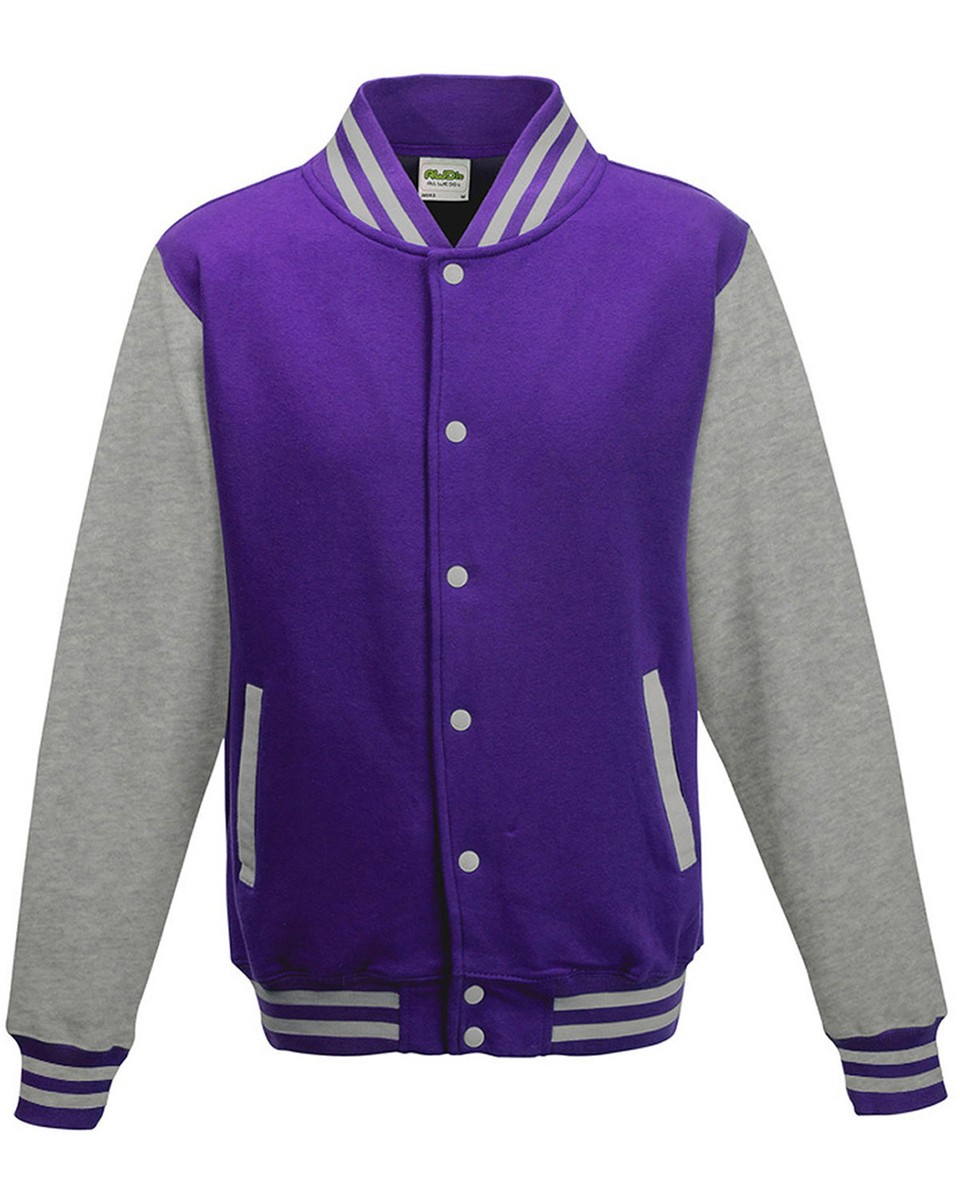 Just Hoods By AWDis Men's 80/20 Heavyweight Letterman Jacket