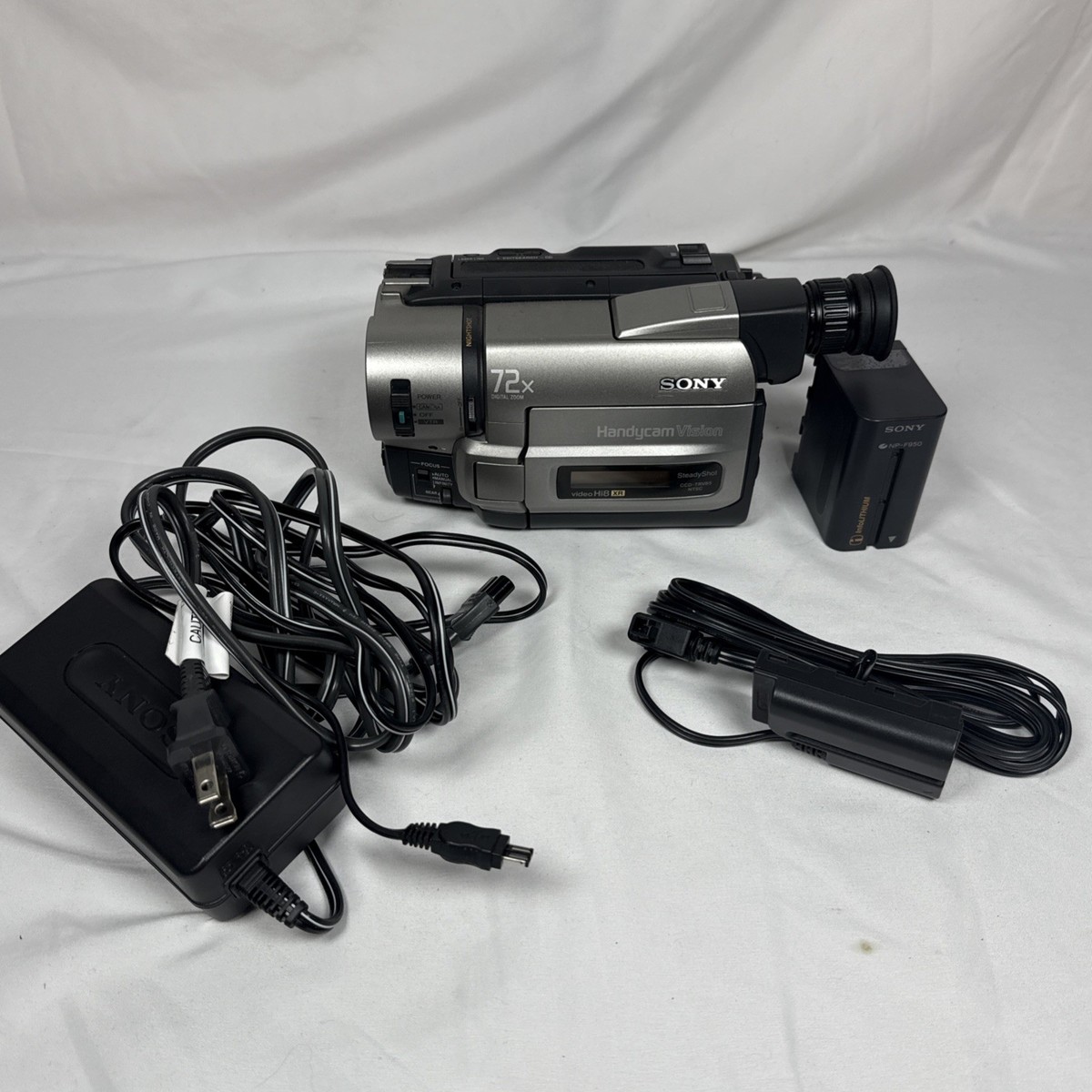 Sony Handycam CCD-TRV85 Hi8 8mm Hi-Fi Stereo Video Camcorder Rare