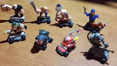 Savage Mondo Blitzers Crazy Eights 8 Gang Complete Set mower dog 1992 Kenner Lot