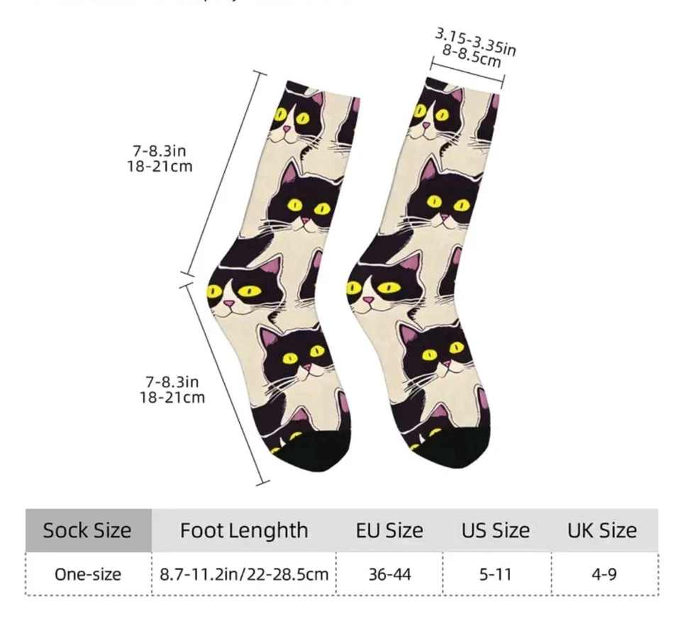 Esmoquin Gato Calcetines Stocking Stuffer NUEVO Envío Gratis Foto 4 de 4