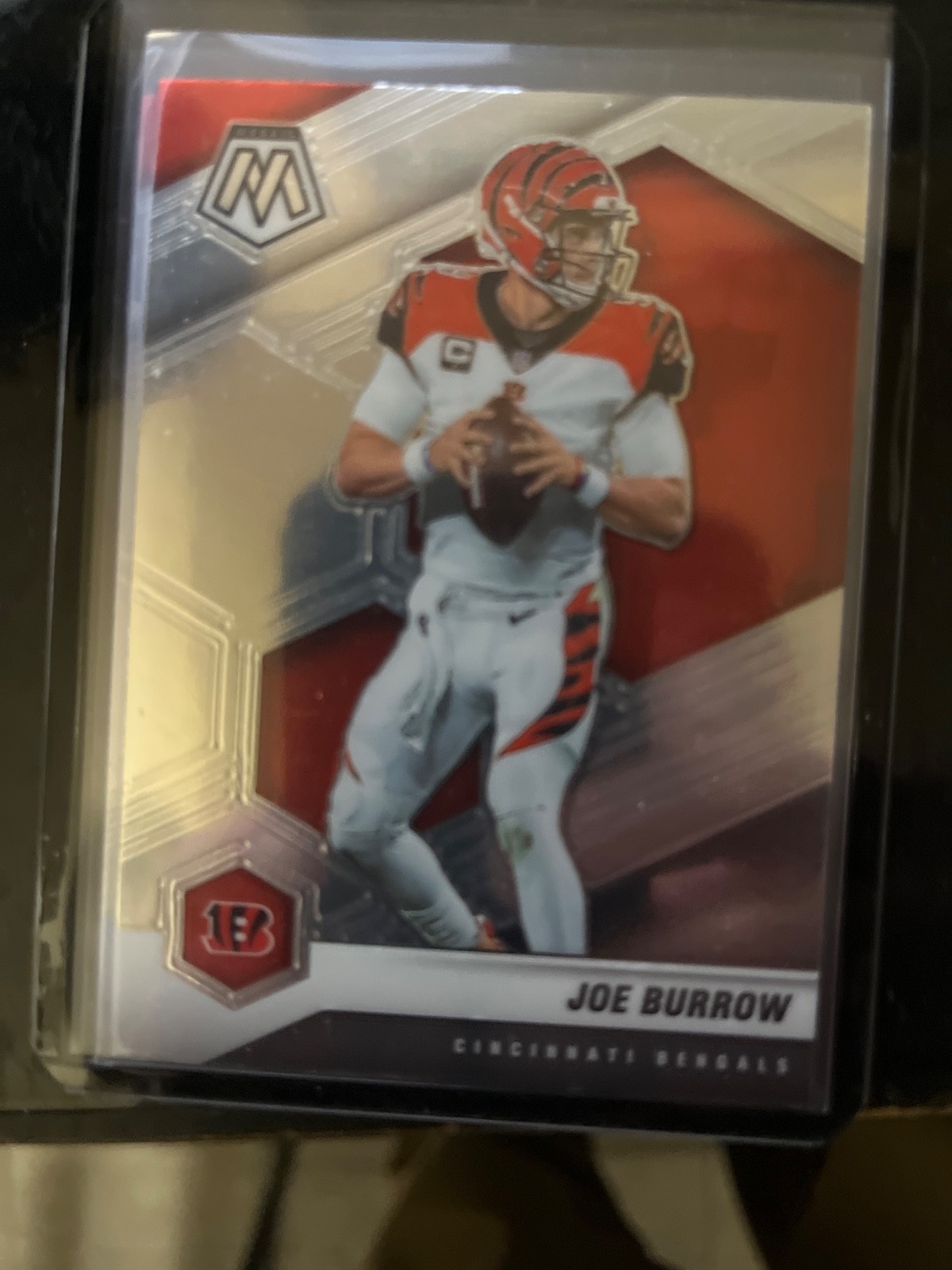 2021 Panini Mosaic - Joe Burrow #47 Silver Prizm
