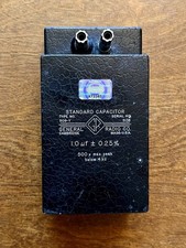 GENERAL RADIO STANDARD CAPACITOR TYPE 509-Y (1.0 uf +/- .25%) 500V In CAL!