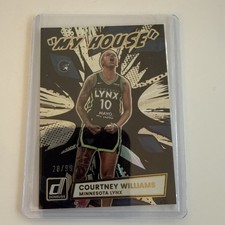 2026 Panini Donruss WNBA Courtney Williams #17 My House Blue Shimmer /99 Lynx