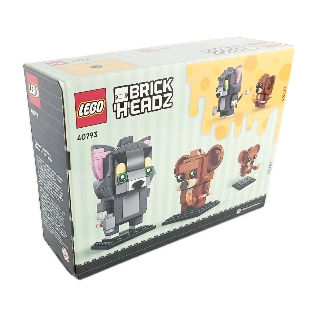 LEGO® Brickheadz Tom and Jerry Figures Cartoon Building Set 40793