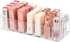 Acrylic 7-Section Makeup Organizer for Drawer and Cosmetic Display Storage