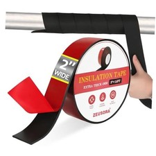 2 inch x 14 ft Pipe Insulation Tape, Outdoor Pipe Insulation Foam Tube for