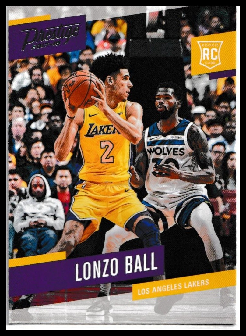 2017-18 Panini Prestige #152 Lonzo Ball Los Angeles Lakers
