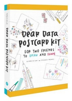 Dear Data Postcard Kit: For Two Friends to Draw and Share - VERY GOOD