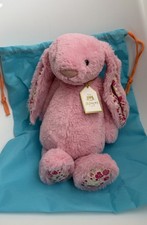 AUTHENTIC BRNAD NEW Jellycat Beijing Exclusive Blushkin Blossom Luxe Bunny