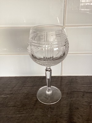 Ralph Lauren Glen Plaid Balloon Birdbath Wine Goblet Seconds *Excellent*