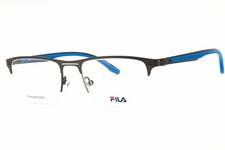 NEW FILA VFI030 0627 Matte Gunmetal 53mm Eyeglasses