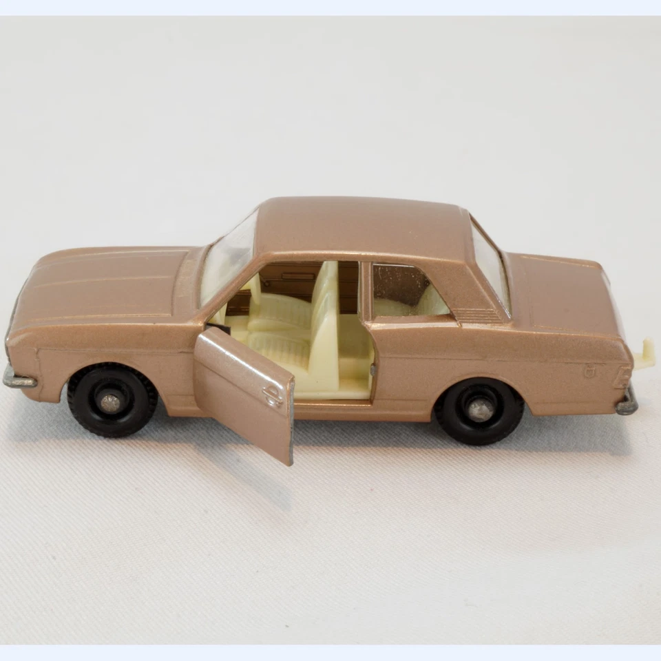 Caja de cerillas Lesney vintage Ford Cortina MKII cobre beige no. 25 D SIN CAJA Excelente Estado Foto 2 de 4