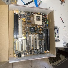 RARE NEW!!! PCChips/Hsin M577 AMD K6-2 3P MMX 64MB RAM No Shield