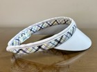 Lady Hagen Golf Core Clip Visor - White & Pastel Plaid - Excellent Condition — photo 2
