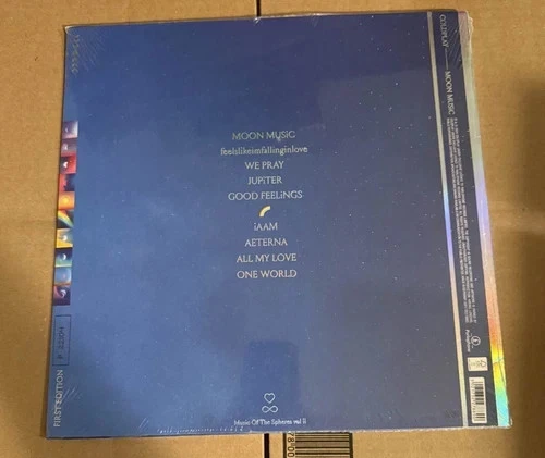Coldplay MOON MUSiC ECORECORD LP With Signed Art Card Mint Vinyl Record In Hand - Image 2 of 2