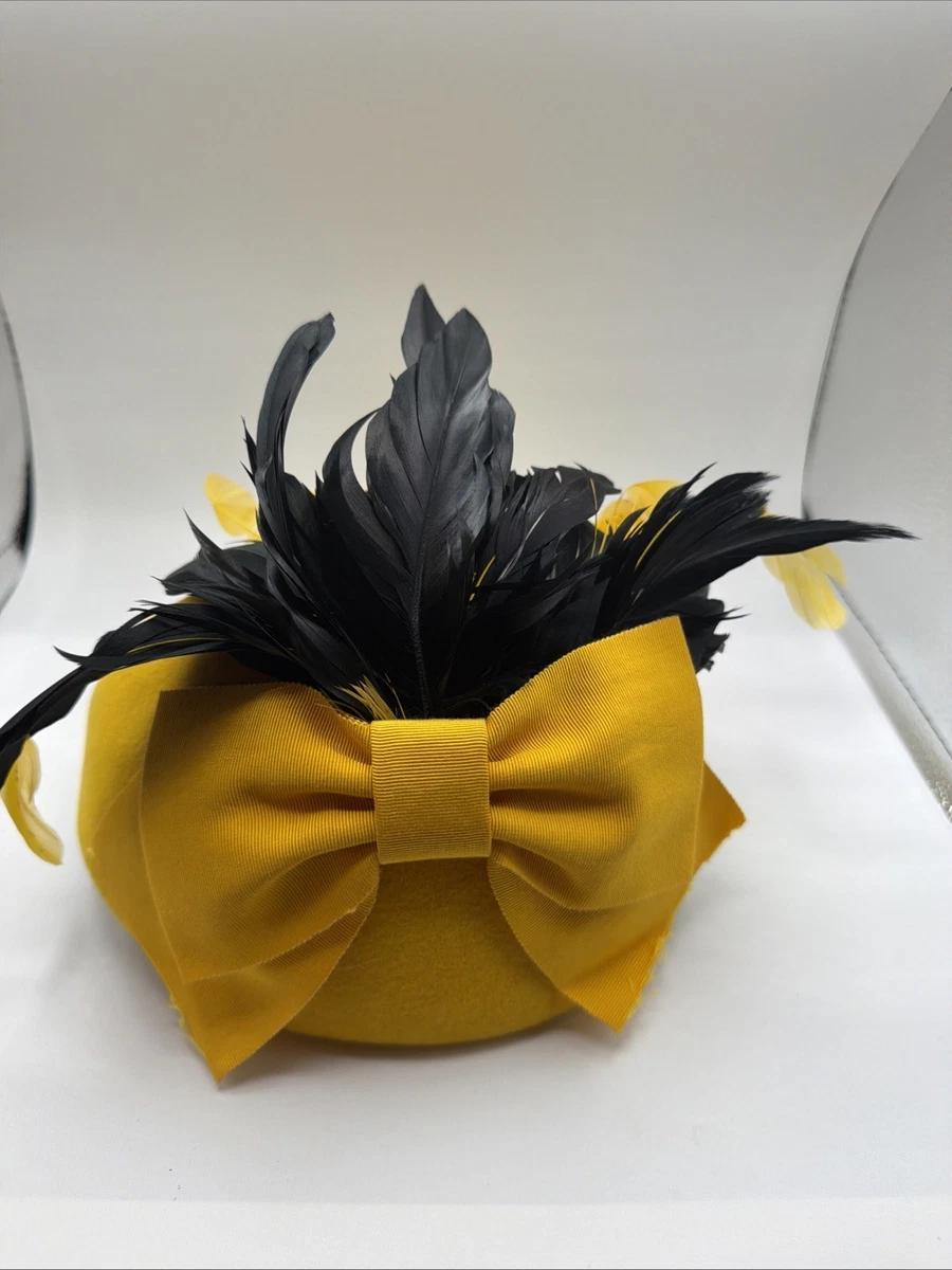 Beautiful Mustard  Dress/Church Hat by Jezebel Jezebel | Accessories | Beautiful Mustard Dresschurch Hat By  main image 4