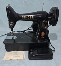 Singer 99K Vintage Sewing Machine with Motor & Foot Pedal – Working Order