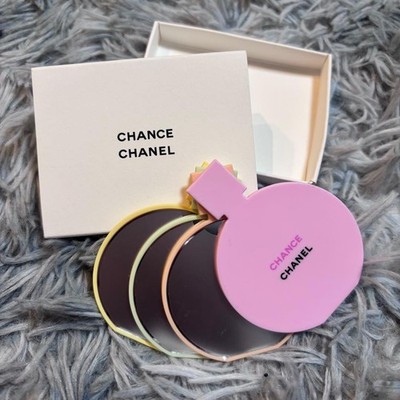 CHANEL CHANCE Mirror Novelty Accessory Pastel Pink Yellow Green