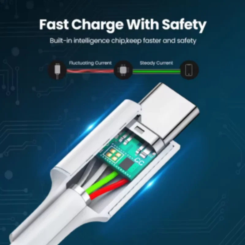 Cable UGREEN 60W USB C a USB C PD Carga Rápida Sincronización de Datos MacBook Samsung Foto 4 de 4