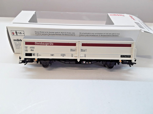 Märklin H0 48350 Infotage Wagen 2020, Gleisbaugeräte, Sondermodell, NEU u. OVP | Zustand: Neu