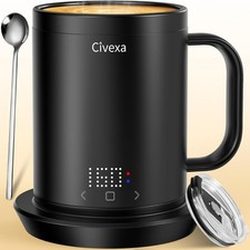 Rechargeable Self Heating Coffee Mug, Fast Heating  High Temperature, 14 Oz App