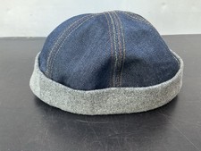 Vintage United Hatters Wool Flat Cap Millinery Workers Union Hat Navy Blue USA