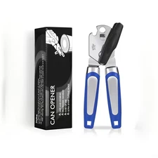 3-in-1 Heavy Duty Stainless Steel Can & Bottle Opener -Ergonomic Handheld Opener