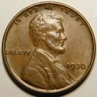 1930 P Lincoln Wheat Cent Penny EF - XF  Actual Coin Pictured