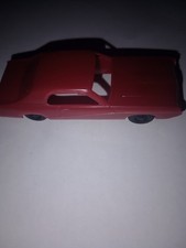 Vintage rouge JVZ Co. Voiture jouet plastique 1969 Mercury Cyclone CJ promotion céréales 3"