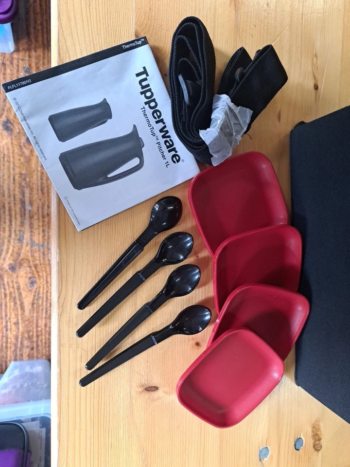 Tupperware Picknick-/Kaffee-Set 1xThermoTup Kanne 1l, 2xTupperTime Behälter Etc. - Bild 4 von 4