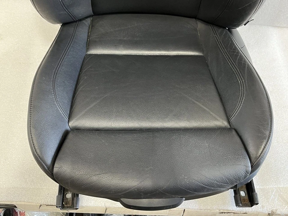 2009 BMW 328i E92 LEFT DRIVER SIDE FRONT SEAT SPORT POWER MEMORY BLACK LEATHER Foto 2 de 4