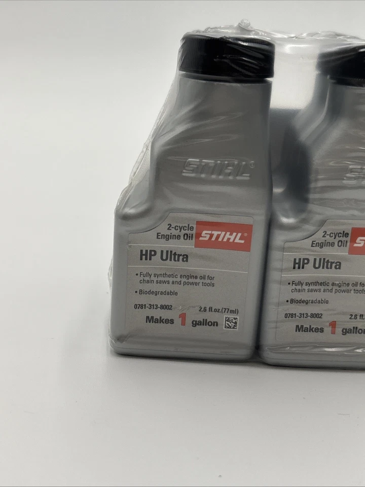 Aceite de motor ultra sintético STIHL HP - 2,6 oz, paquete de 6 Foto 2 de 2