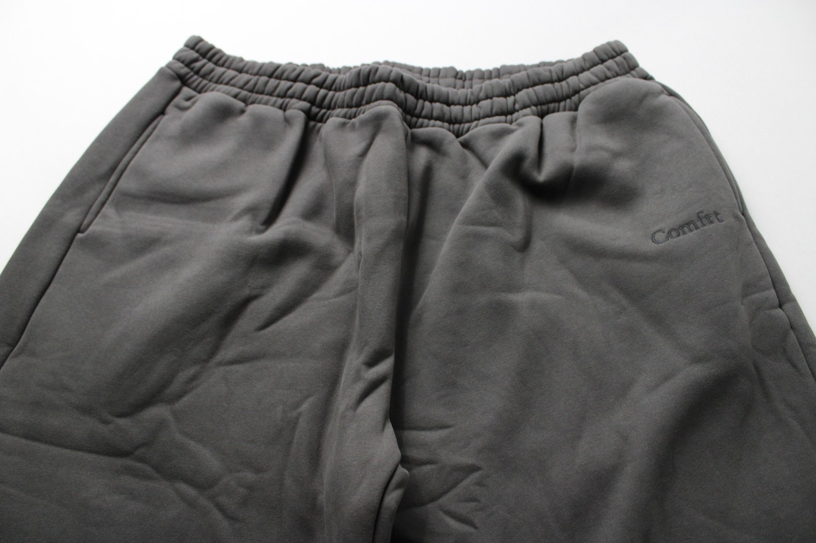 Comfrt Unisex Adult's Signature Straight Leg Sweatpants BL1 Steel Grey Size 3XL