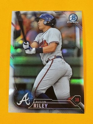 2016 Bowman Chrome Draft Austin Riley RC BDC-165 Atlanta Braves