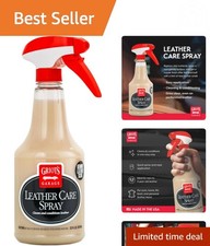 22oz Leather Care Spray - Dual Action Car Cleaner  Conditioner for Interiors