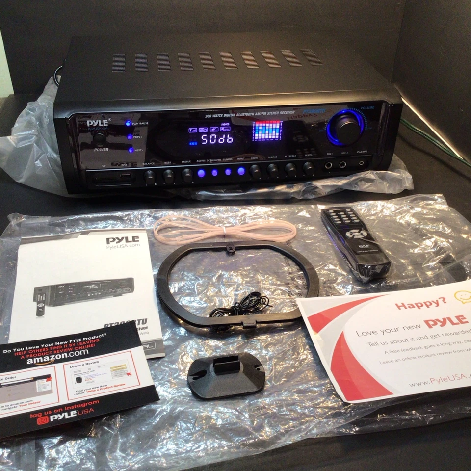 New Digital Home Theater Bluetooth Stereo Receiver - PT390BTU, By Pyle - Image 2 of 4