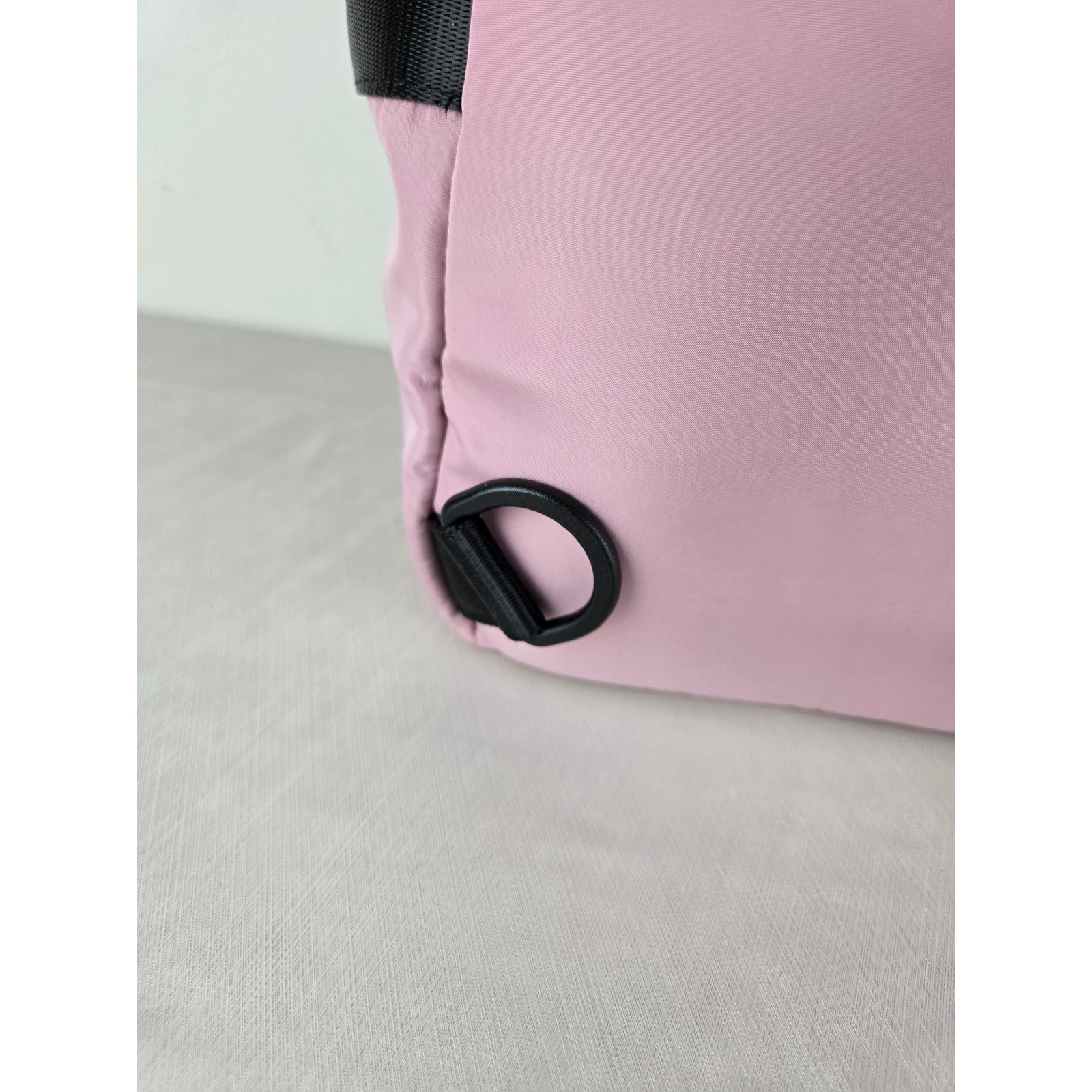 Fabletics Pink Nylon Mini Backpack Sling Bag Adju… - image 5