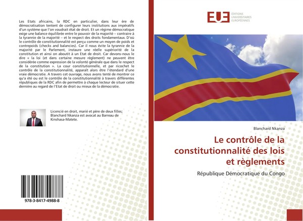 Blanchard Nkanza | Le ContrôLe De La Constitutionnalité Des Lois Et RèGlements-image